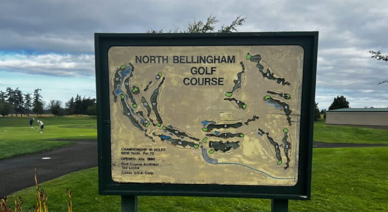 North Bellingham Golf Course Sign