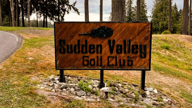 Sudden Valley Golf Course Sign Sudden Valley Golf Course Sign